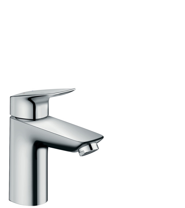 Hansgrohe Logis egykaros mosdócsaptelep 100 LowFlow 3,5 liter/perc automata lefolyó-garnitúrával 71104000