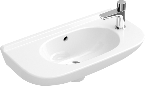 Villeroy & Boch O.novo 50x25 fali kézmosó, csaplyuk nélkül 5361 50 01 (53615001)