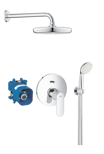 Grohe Eurosmart Cosmopolitan falsík alatti zuhany szett csomag 25183001