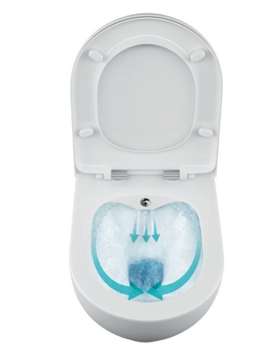 Sapho GARCIA fali RIMLESS kombinált bidés wc 100512