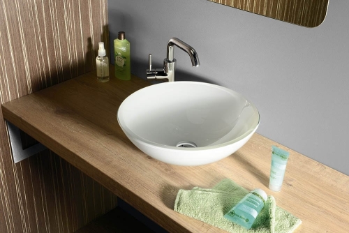 Sapho BEAUTY SHAY üveg mosdó, átmérő 42 cm 2501-24