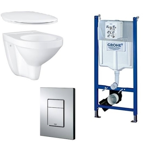 Grohe Rapid SL Projekt falsík alatti wc tartály komplett szett SZP-GR15 (38840000, 38732000, 39491000, 39493000)