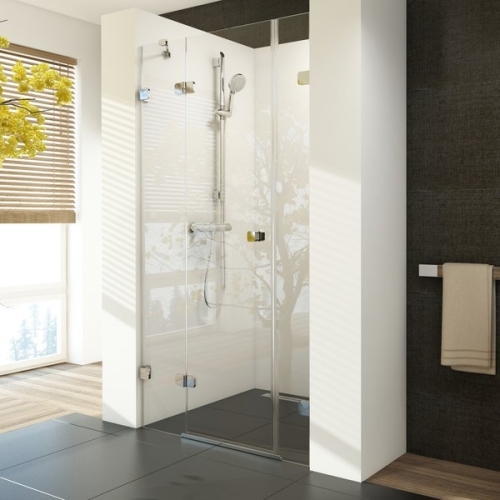 Ravak Brilliant BSD3 háromelemes zuhanyajtó 120 cm-es jobbos (króm+transparent) 0UPG0A00Z1