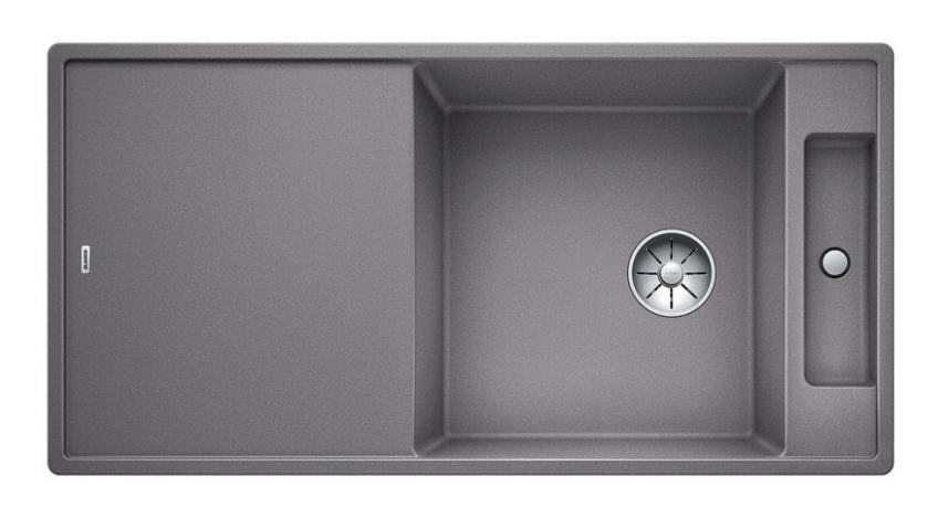 Blanco AXIA III XL 6 S Silgranit mosogató dugókiemelővel alumetál 523512