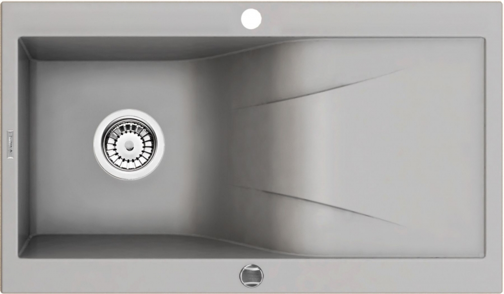 Deante Rapsodia gránit mosogató, fémszürke ZQR S113 (K)