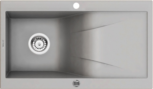 Deante Rapsodia gránit mosogató, fémszürke ZQR S113 (K)