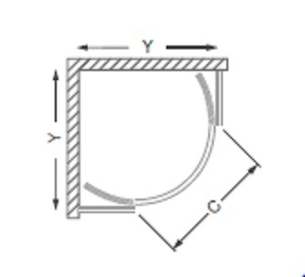 Roltechnik Lega Line LLR2/800 negyedköríves zuhanykabin (white, transparent, 555-8000000-04-02)