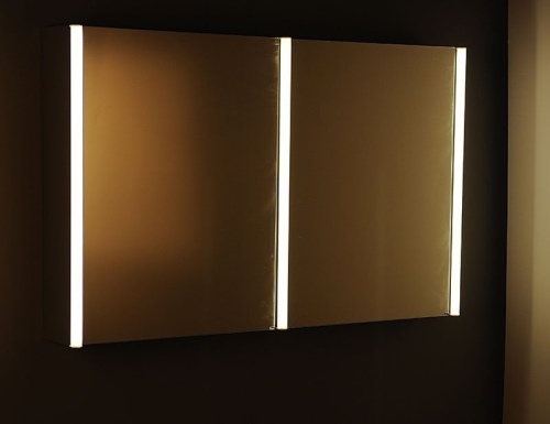 Sapho ALIX tükrösszekrény LED világítással, 120x74,5x17cm (AL270)