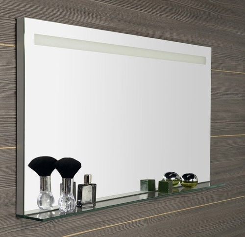 Sapho BRETO 120x60cm LED tükör üveg polccal BT120
