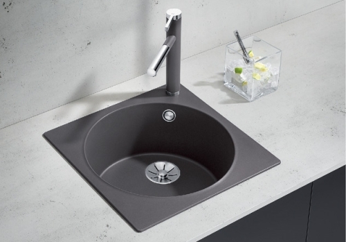 BLANCO ARTAGO 6 Silgranit mosogató szűrőkosárral, gyöngyszürke 521760