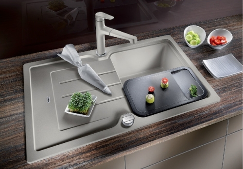 BLANCO CLASSIC Neo 45 S Silgranit mosogató, palaszürke 523997