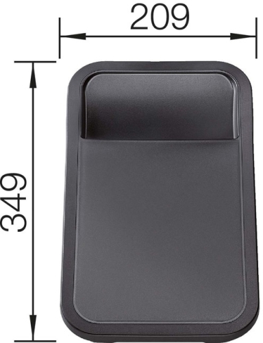 BLANCO CLASSIC Neo 45 S Silgranit mosogató, fehér 524008