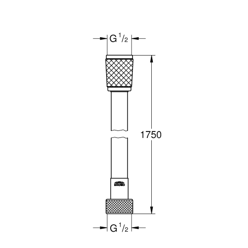 Grohe Relaxaflex 1,75 m zuhanycsõ 28154001