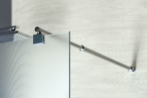 Sapho AQUALINE WALK IN 90 cm fix zuhanyfal BRICK üveggel, króm WI090