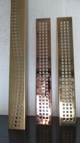 Vicario zuhanyfolyóka BRONZ színű ráccsal (DP-700-DS2)