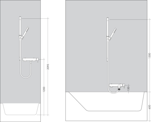 Hansgrohe AXOR Starck Organic zuhanyszett 12231000