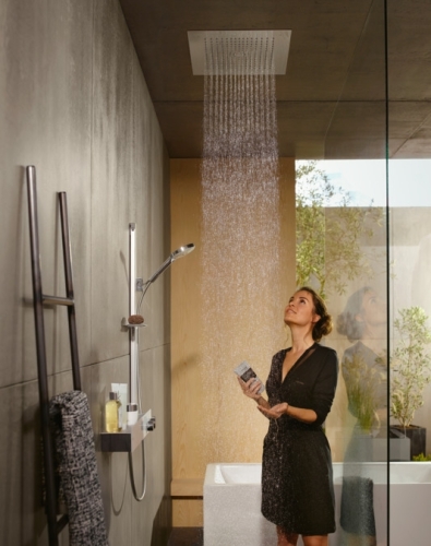 Hansgrohe ShowerTablet 600 termosztátos csaptelep falsíkon kívüli szereléshez 2 fogyasztóhoz 13108000