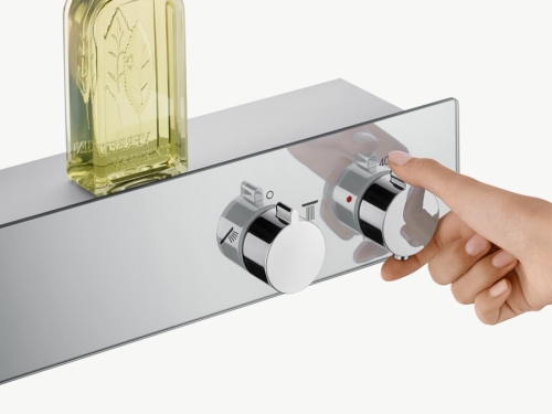 Hansgrohe ShowerTablet 600 termosztátos csaptelep falsíkon kívüli szereléshez 2 fogyasztóhoz 13108400