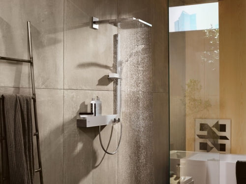 Hansgrohe ShowerTablet 600 termosztátos csaptelep falsíkon kívüli szereléshez 2 fogyasztóhoz 13108400