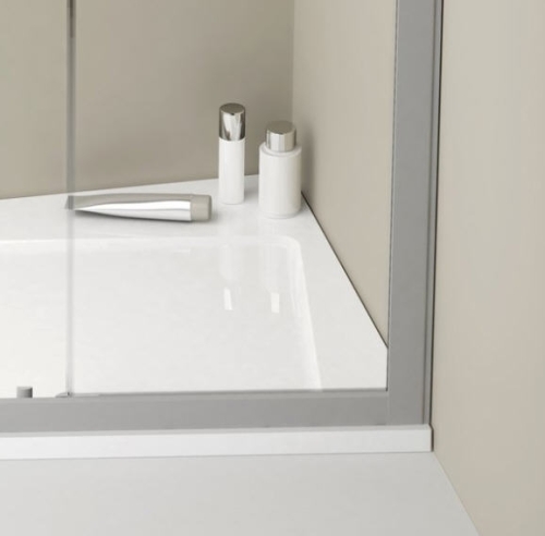 Ravak ASYMETRIC PRO 10° zuhanytálca 120x90 J - fehér / jobbos XA25G70101P
