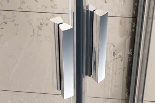 Ravak Blix BLRV2-80 80x80 cm szögletes zuhanykabin (szatén+Grafit) 1LV40U00ZH