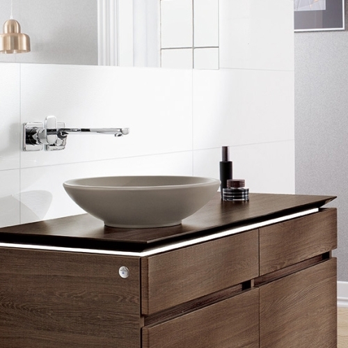 Villeroy and Boch Loop & Friends 43 cm ráültethető mosdó, túlfolyóval CeramicPlus felülettel 514400R1