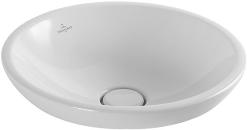 Villeroy and Boch Loop & Friends 43 cm ráültethető mosdó, túlfolyóval CeramicPlus felülettel 514400R1