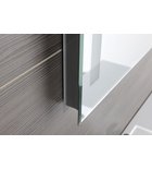 AQUALINE 50x70cm LED tükör világítással, billenő kapcsolóval (ATH5)