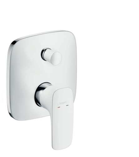 Hansgrohe PuraVida Egykaros kádcsaptelep színkészlet, fehér króm (15447400)