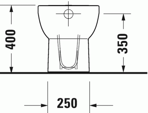 Duravit Durastyle Basic perem nélküli álló wc HygieneGlaze felülettel (2184012000)