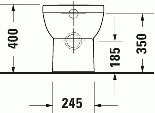 Duravit Durastyle Basic perem nélküli álló wc (2184090000)
