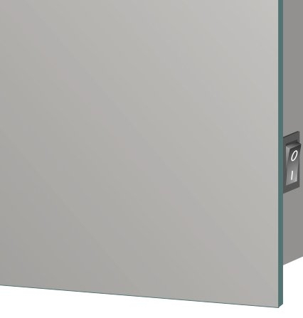 AQUALINE 100x80cm LED tükör világítással, billenő kapcsolóval (ATH54)