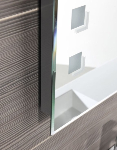 AQUALINE 60x80 cm LED tükör világítással, billenő kapcsolóval (ATH56)