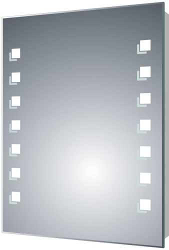 AQUALINE 60x80 cm LED tükör világítással, billenő kapcsolóval (ATH56)