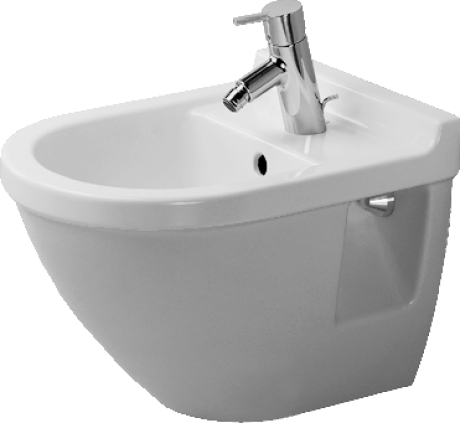 Duravit Starck 3 Compact fali bidé WonderGliss felülettel 22311500001