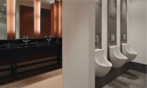 Duravit Starck 3 hátsó vízbekötésű piszoár WonderGliss felülettel 08213500001