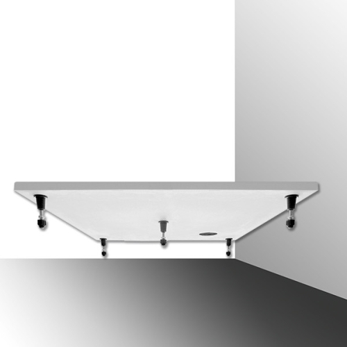 Roltechnik OBS2 80x80 cm szögletes zuhanykabin öntött márvány zuhanytálcával (brillant, transparent, 810-0000050-00-02)