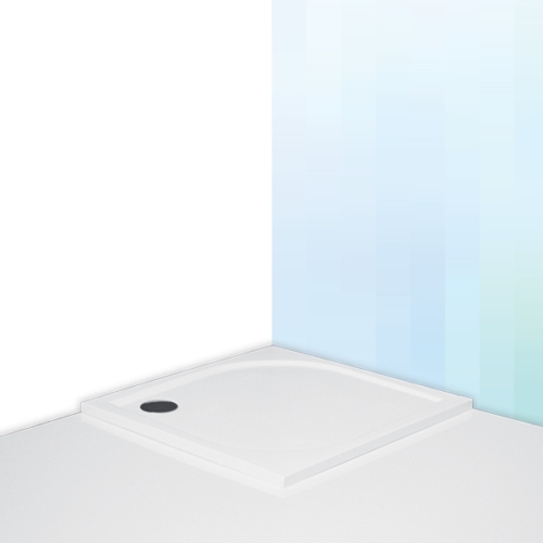 Roltechnik OBS2 90x90 cm szögletes zuhanykabin öntött márvány zuhanytálcával (brillant, transparent, 810-0000051-00-02)