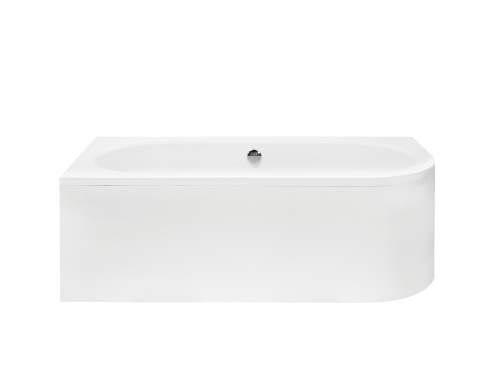 Besco AVITA 150x75 cm balos aszimmetrikus kád, fehér WAV-150-NL
