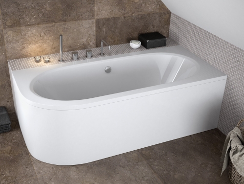 Besco AVITA 170 cm univerzális kád előlap, fehér OAV-170-NS