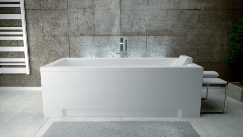 Besco 130 cm előlap egyenes kádhoz, fehér OAP-130-UNI