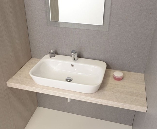 Sapho AVICE pult 60x50cm, travertin tivoli (AV61)