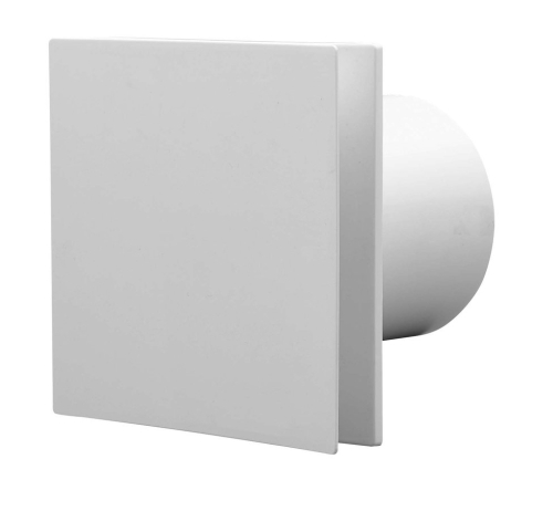 Sapho EIRA axiális ventilátor automatikus zárral, 15w, 100 mm, fehér (EI102)