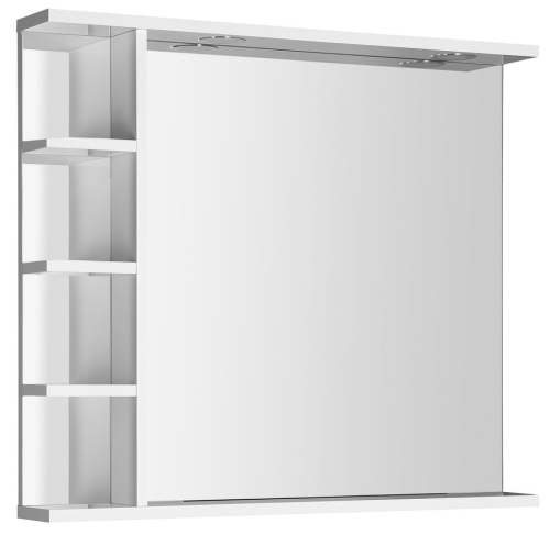 AQUALINE KORIN LED tükör világítással és polccal, 80x70x12cm KO350