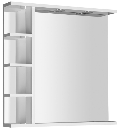AQUALINE KORIN LED tükör világítással és polccal, 70x70x12cm KO360
