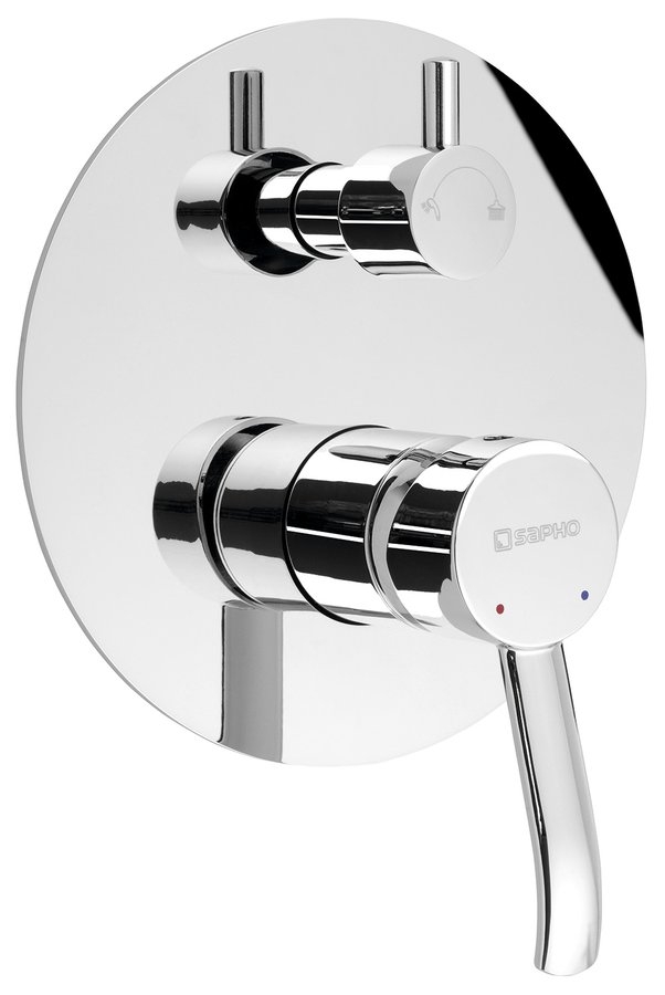 Sapho LUKA 2-irányú falba süllyesztett csaptelep, króm LK43