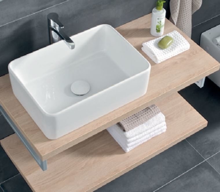 Jika Cubito Pure 50x35 cm-es pultra ültethető mosdó H8184230001121