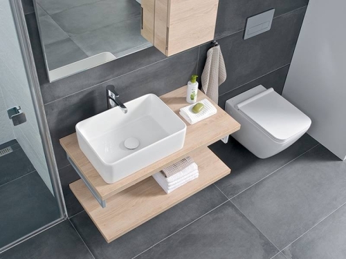 Jika Cubito Pure 50x35 cm-es pultra ültethető mosdó H8184230001121