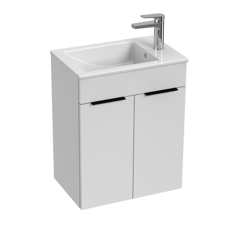 Jika Cube alsószekrény 50x34 cm-es mosdóval, fehér H4536411763001