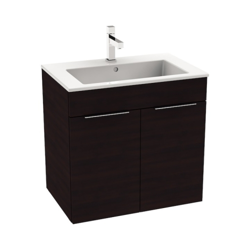 Jika Cube alsószekrény 65x43 cm-es mosdóval, sötét tölgy H4536011763021